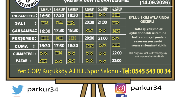 2026 Yılı 34. Dönem POMEM , 2027 PMYO , 2026 PAEM ,2027 BESYO GÜNCEL Çalışma Programımız.